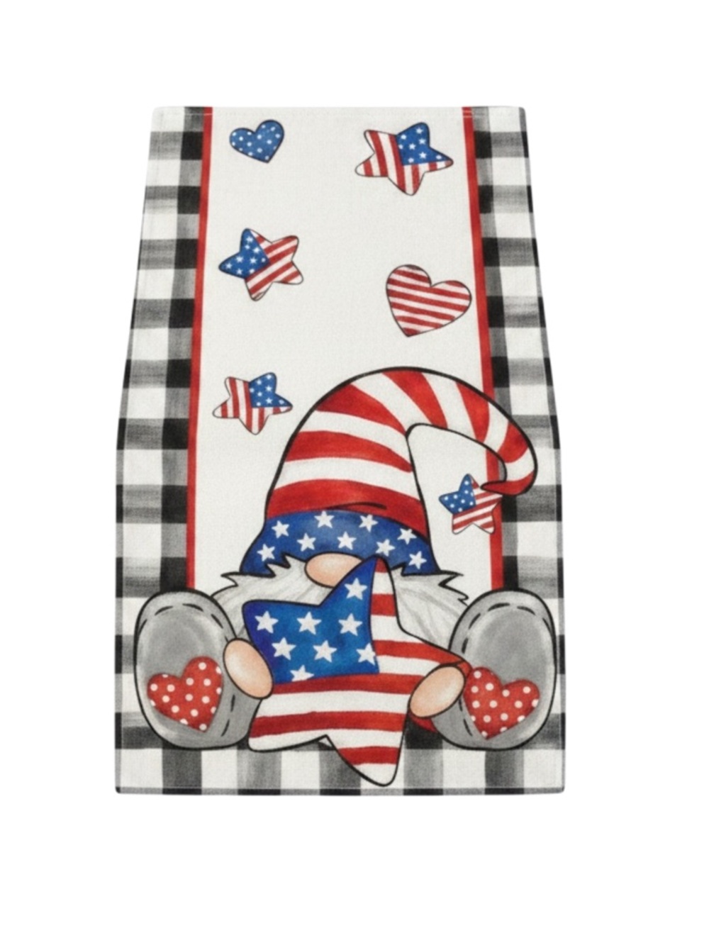 Patriotic Star Gnome Table Runner and Placemats - Picture 3 of 4